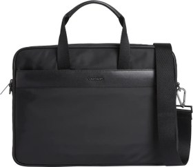 Resim Calvin Klein CK EST. NYLON LAPTOP Erkek Siyah Omuz Çanta 