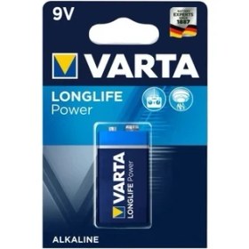 Resim Varta Longlıfe Alkalin 9V Kare Pil 