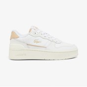 Resim Lacoste T-Clip Platform Kadın Krem Sneaker 