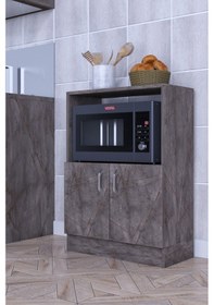 Resim Roma Çok Amaçlı Mutfak Kiler Mikrodalga Erzak Dolabı 