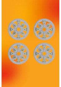 Resim Beyaz Altın Saray Tavan Motif 25*25 cm 4 Adet 