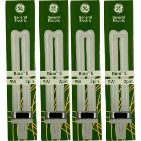 Resim General Electric Biax S 9W 840 4000K (Günışığı) 2pinli G23 Duylu Pls Ampul (4 Adet) 
