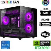 Resim Xaser Cube X170 I5 12400F 16GB Ram 512GB M.2 Nvme SSD 6gb RTX3050 Masaüstü Oyuncu Bilgisayarı 