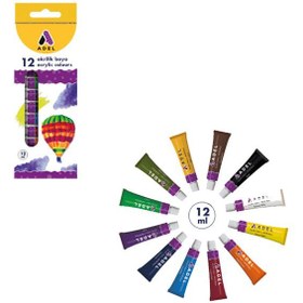 Resim Adel Akrilik Boya 12 Lİ 12 ML Tüp 234 0000 038 