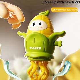 Resim Twisting Dans Eden Mısır - Sihirli Dans Eden Mısır Oyuncak - Ofis için Kayar ve Eğlenceli Stres Giderici, Harika Doğum Günü Hediyesi, Cadılar Bayramı ve Yılbaşı Hediyesi 