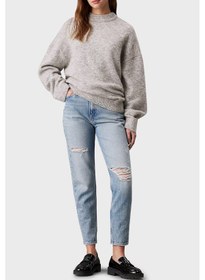 Resim Calvin Klein Bayan Kot Pantolon J20j224026 1aa Açık Mavi Açık Mavi 