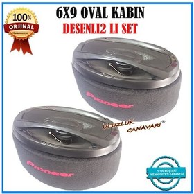 Resim Pioneer 6X9 Oval Hoparlör Kabini 2Li Set 