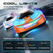 Resim 2025 Yeni El İfade Uzaktan Kumandalı Araba, Tek El İfade ve Tek Kolu Oyuncak Çift Egzoz Dört Tekerlekten Çekiş Stunt Drift Yarış Arabası RC Spor Arabası Erkekler Hediyesi, Yüksek Kaliteli Yarış, Benzersiz Görünüm, Çok Eğlenceli 