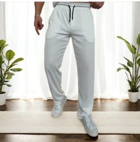 Resim Fifty Color Beyaz, Oversize/geniş Kesim, Dokulu Kırışmaz, Ottoman Polo Yaka T-shirt Ve Eşofman Takım Beyaz 