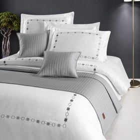 Resim PASIONI - Satin - Elegante - Grey Double Bed Runner Set 