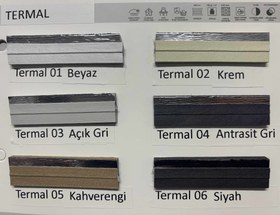 Resim %100 KARARTMA Sürme Akordiyon Isı Yalıtımlı Termal Plise Pencere 0-150 x 0-150 İstenilen Ölçüde 