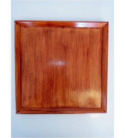 Resim El Boyaması Ahşap Eskitme Kare Çay, Kahve, Söz Nişan Dekoratif Servis Sunum Tepsisi Eskitme Kahverengi 