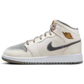 Resim Air Jordan 1 Mid SE (Gs) Çocuk Basketbol Ayakkabısı 