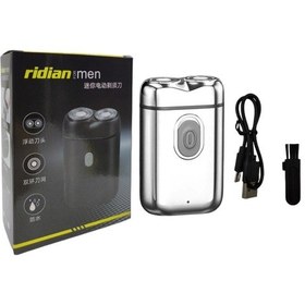 Resim Elektrikli Tıraş Makinesi Temiz Erkek Araba Seyahat Taşınabilir Şarj Mini Küçük Çelik Top Sakal Bıçağı Teknoloji Gümüş Çift Başlı Tıraş Makinesi 