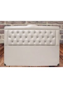 Resim Bengi Ticaret Başlık Alc Yağmur Model 150 cm Suni Deri Kumaş Kapitone Krem Renk El Yapımı 