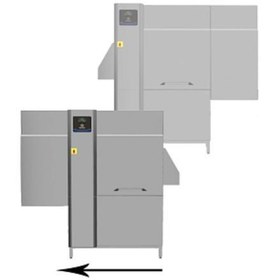 Resim Professional Endüstriyel Tek Durulamalı Konveyörlü Bulaşık Makinesi, 100 Sepet/saat, Elektrikli, Dokunmatik Ekranlı, İzolasyonlu Kapılar, Yerinde Özelleştirilmiş Yönlü, 50hz ESR10E5 