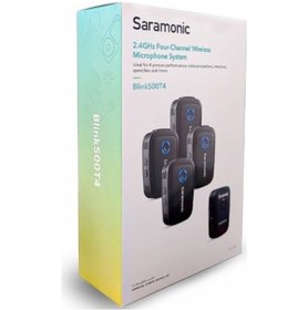 Resim Saramonic Blınk500 T4 4 Kişilik Kablosuz Mikrofon Sistemi 