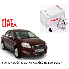 Resim FİAT LİNEA ÖN KISA FAR AMPÜLÜ H7 55W BOSCH 