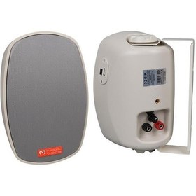Resim Magicvoice Mv-22 12 Cm 40 Watt Komütatörlü Hat Trafolu Krem Beyaz Sütun Hoparlör 2'li Takım 