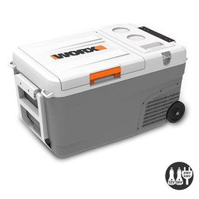 Resim Worx WX876.9 12/24/220 Volt 22 Litre Kompresörlü Outdoor Oto Buzdolabı - Akü Dahil Değildir 