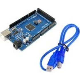 Resim Sineparelektronik-Arduino Mega 2560 R3 Geliştirilmiş Ch340 Chip + Usb Kablo 