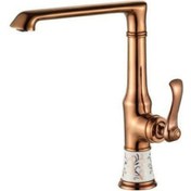 Resim Lilyum Porselenli Rose Altın Eviye Bataryası 