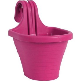 Resim Omnipazar So-tom3 Tombik Askılı Balkon Saksı 3 Litre No: 3 Vişne 102 