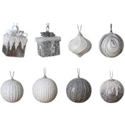 Resim Homyl Yılbaşı Ağacı Asılı Süslemeler Eve Taşınma Orta 