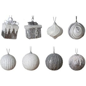 Resim Homyl Yılbaşı Ağacı Asılı Süslemeler Eve Taşınma Orta 