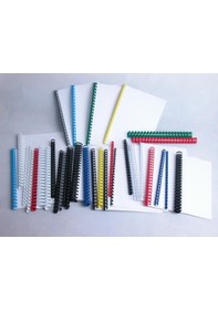 Resim Lamiess 12 Mm Plastik Spiral Beyaz 100'Lü 