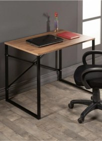 Resim BAB TEDARİK HİZMETLERİ Çalışma Masası Laptop Bilgisayar Masası Ofis Ders Masası 60x90 Cm 60x90-profil-rafsiz-capraz 