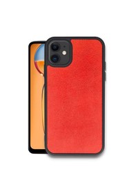 Resim artlab Art İphone 11 Kılıf Aras Deri Kapak - Kırmızı Lab 
