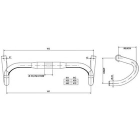 Resim Fsa Energy New Ergo Yol Gidonu 31.8/44cm Siyah - Gri 