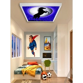 Resim Modern YATAK-ODASI-AVIZE-60 x 60-54W-LED-ARMATÜR-EBEVEYN-ODASI-AYDINLATMA-YATAK-ODASI-AVIZE-YENI Tarz 