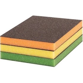 Resim Bosch S473 Çift Taraflı Sünger Zımpara Seti 3 Parça 