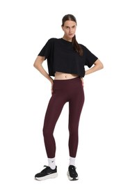 Resim Sportive Sedona Cropped Kadın Siyah Günlük Stil T-shirt 25kk1034-syh 1776543 SIYAH 
