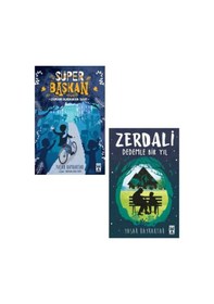 Resim Genç Timaş Yaşar Bayraktar 2 Kitap Set - Süper Başkan - Zerdali Dedemle Bir Yıl 