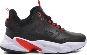 Resim Walkway Slam Dunk Siyah Bağcıklı Unisex Basketbol Ayakkabısı 