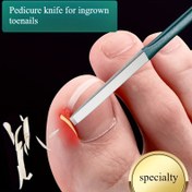 Resim 1/2/4 adet Pedikür Bıçağı, Küçük ve Keskin, Kullanımı Kolay, Batık Tırnakları Kesmek İçin, Tırnak Bakımı, Hem Erkekler Hem de Kadınlar İçin Uygun, Paslanmaz Çelikten Yapılmış, Güvenli ve Güvenli 