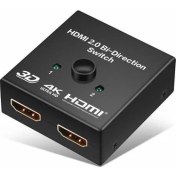 Resim Boblov 2 Port HDMI To HDMI Çift Yönlü Switch ve Splitter HDMI Çoklayıcı Hdmii Seçici 