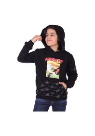 Resim Toontoy Kids Toontoy Erkek Çocuk Naruto Baskılı Sweatshirt Siyah 