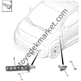 Resim Peugeot Traveller (2016-2022) Ön Gündüz Farı (Orijinal) 