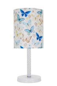 Resim HALL BREATHE Mavi kelebekli çocuk odası seti, tavan ve komodin ile şık ve kullanışlı 2'li takım 