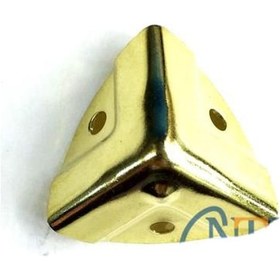 Resim Dekoratif, Kutu, Sandık Köşesi - 35x22 Mm, Küçük, Sarı, 100 Adet Ahşap 