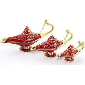 Resim Swaroski Taşlı 3'lü Alaaddin Lambası Alk1923 