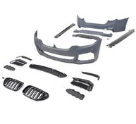 Resim Bmw 5 Serisi G30 2018-2020 İçin Uyumlu M-Tech Bodykit (Panjur Dahil) 