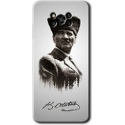 Resim Bera Aksesuar Poco X3 Pro Kılıf Hd Desen Baskılı Arka Kapak - Mustafa Kemal Atatürk 