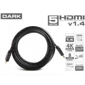 Resim DARK DK-HD-CV14L500 HDMI KABLO AĞ DESTEKLİ 5MT Ver1.4 ALTIN UÇLU 