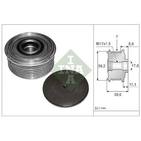 Resim FORD TRANSIT ALTERNATÖR KASNAĞI 535008710 