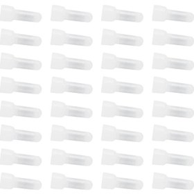 Resim Fortunelane 1000 Adet Ce2 Modeli Nylon Kapaklı Beyaz Tel Bağlayıcı Seti - Islak Ve Kuru Tel Uyumlu, Dayanıklı Bağlantı Sağlar 